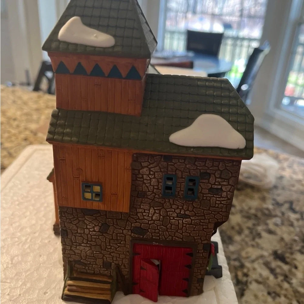 Department 56 New England Village, Mc Grebe cutters and sleigh building